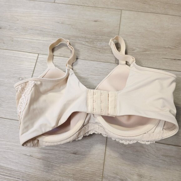 Modern Movement Nude Underwire Bra Lace Womens 34D - Picture 3 of 6